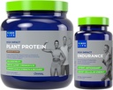 POWERLIFE 고 영향도 식물 단백질 (Chocolate - HMB의 3000 MG를 가진 새로운 공식), 설탕 추가 없음, 비 GMO 고 영향도 내구시간