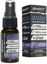 ONNIT 멜라토닌 액체 수면 지원 스프레이, IGENTM 비 GMO 테스트, 라벤더 맛, 성인을위한 수면 지원, 스프레이 당 3mg 멜라토닌, 1 fl oz