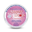 3 Lollies Queasy Drops - Sour Raspberry flavor - 여행 Sickness & Nausea Relief, Soothes Stomach & Dry Mouth, 천연 성분 - 21캐럿