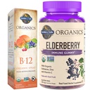 생명 유기 Elderberry Immune Gummies의 정원, 120 카운트 & B12 비타민 라즈베리 스프레이, 500mcg, 2oz