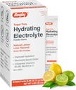 Rugby Sugar-Free Hydrating Electrolyte Powder Packs - 5 비타민을 가진 음료 혼합 분말 패킷 - 향상된 Hydration - 천연 레몬 - 레몬 맛 - 10 스틱 팩 - 0.45 Oz 각 (1 팩)
