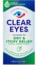 명확한 눈 건조 & 가려운 눈 기복 눈 하락, 0.5 Fl Oz