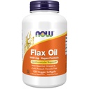 지금 음식 보충교재, 필수 Omega-3s를 가진 Flax 기름 1000 mg, 찬 압박되는, Hexane 자유로운, Vegan 공식, 120 Veg Softgels