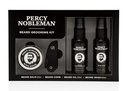 Percy Nobleman Beard Grooming Kit - 시그니처 향유 50ml, 워시 50ml, Balm 20ml 및 빗