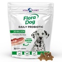 Vital Planet - Flora Dog Probiotics, Dog Chews Supplement with 20 억 문화와 11 개의 Strains, Immune 및 Digestive Support Chewable Probiotics for Dogs, 30 개의 천연 Bacon 맛 부드러운 Chews
