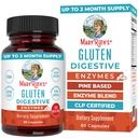 MaryRuth Organics 글루텐 효소 캡슐 | 과트 건강 지원을위한 효소 보충 | 글루텐 소화 | & Nutrient Absorption | Vegan | 글루텐 무료 | 60 개