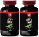 순수한 Biotin 분말 - 회색 머리 해결책 - 반대로 회색 머리 공식, 회색 머리 알약, 회색 머리 해결책, 반대로 회색 머리 보충교재, 반전에 회색 머리 보충교재, 회색 머리 반전 - 2B 120 모자