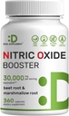 DEAL SUPPLEMENT Nitric 산화물 부스터 30,000mg Equivalent, 360 캡슐 – 자연 그대로 뿌리 & Marshmallow 뿌리 초본 혼합 – 근육 & 심장에 영양 흐름을 촉진 – 비 GMO