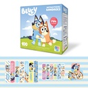 Bluey Kids Bandages, 3 개의 분류 된 크기 100 CT | 스티커, Minor Cuts, Scrapes 및 Burns의 유연한 접착 밴드와 같은 착용. 훌륭한 선물 아이디어 및 Stocking Stuffer