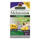 자연의 대답 Melatonin+, 60의 조사 캡슐은 휴식 수면을 승진시킵니다 | Melatonin plus Essential oils Lavender Calms와 Relaxes