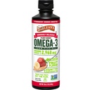 Barlean 's Vegan Omega 3 6 9 Flaxseed Oil Liquid Supplement, Strawberry Banana Smoothie, 2,968 mg ALA Fatty Acid, Non-GMO 및 글루텐이없는 Flax Seeds Oil 16 oz