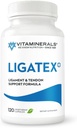 Vitaminerals® 18 Ligatex Plus|Ligament & Tendon Support* | 교원질 I(할랄) | 심황 | 망간 | 120 Veggie Cap