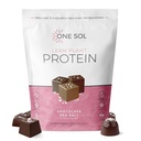 하나의 Sol Lean 식물 기반 단백질 분말, 완두 및 브라운 쌀 단백질, 낮은 캐비넷, 비건 친화적 인 - 글루텐, 락토스, & 콩 무료 - 설탕 추가 없음, 비 GMO, 깨끗한 영양, Bloating (Chocolate Sea Salt)