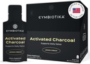 CYMBIOTIKA Bloating, Gut Health & Digestive Support, 도움말 Detox, 비타민 E, 레몬 크림 맛, Vegan, 26 팩에 대한 코코넛에서 Charcoal 액체 보충 패킷을 활성화