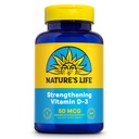 자연의 생명 강화 비타민 D3 2000 IU (50 mcg) - 비타민 D - 뼈 건강과 면역 지원 보충교재 - easy-to-Swallow Softgels - 60 일 보증, 실험실 검증 - 240의 서빙, 240ct