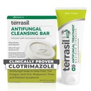 지질 항진균성 크림 + 항진균성 비누 2 제품 장비 임상적으로 입증 Clotrimazole 효과적인 처리 & 기복: Jock Itch Athletes 발 곰팡이 효모 감염 Ringworm (50g 관 & 75g 막대기)