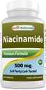 최고의 자연 Niacinamide 500mg 240 정제 (Vitamin B3)