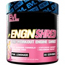 EVL 궁극적 인 사전 운동 분말 - Thermogenic 뚱뚱한 불타는 지원 운동 분말 음료 Lasting 에너지 초점과 체력 - ENGN Shred Intense Creatine 무료 운동 음료 혼합 - 핑크 Lemonade