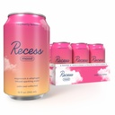 Recess Mood Magnesium & Adaptogen 음료, Calming Relaxation 음료, 12 온스 (Raspberry Lemon, 12 팩)