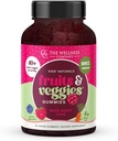 Wellness Company Kids Naturals Fruits & Veggie Gummies – 매일 영양 지원 | 60ct (1 개월 공급)