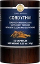 Cordyceps 추출물과 교원질 보충교재 60의 캡슐