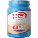 최고 단백질 분말, 바닐라 밀크 셰이크, 30g 단백질, 1g 설탕, 100 % Whey Protein, Keto Friendly, No Soy, 글루텐 무료, 23.3 oz (17 서빙)