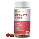 Prenatal Care Gummies | 60 Vegan Pro Gummies | Essential Prenatal Vitamins & Minerals | 400mcg Folic Acid | 여성을위한 임신 비타민 Prowise