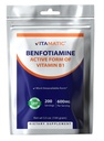 Vitamatic Benfotiamine 순수한 분말 600 mg 서빙 당 - 100개 그램 - 또한 부르는 지방 수용성 비타민 B1