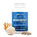 Paleovalley NeuroEffect - 초점, 기억 및 에너지 지원을 위한 신경 버섯 커피 영양 보충교재 - 28 일 공급 - 8 가득 차있는 스펙트럼 버섯 및 전체적인 커피 과일 추출물