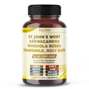 St. John's Wort Ashwagandha Rhodiola Rosea Chamomile - 미국에서 만든