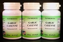 마늘 카이엔, 미국에서 만든 - 180 (3x60) softgels