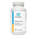 XYMOGEN N.O.max ER - Extended-Release Nitric Oxide Precursor Arginine Alpha-Ketoglutarate는 심혈관 건강을 지원하기 위해 - 근육 기능 최적화 + 운동에 적응 (180 모자)