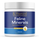 Rx Vitamins Feline Minerals - 고양이 심장 건강을위한 타우린 - 합동 보충교재를 위한 칼슘 - 마그네슘 & 칼륨을 가진 고양이를 위한 면역 지원 - 피부와 외투 보충교재 - 8oz