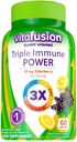 Vitafusion, 60ct-L8와 호환되는 세 배 면역력 거미 비타민