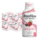 Freeflow Fit Energy Shot, Strawberry Burst, L-theanine, Ginseng, Vitamins, Prebiotics, Electrolytes (24 카운트, 2oz 샷)