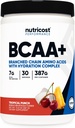 Nutricost BCAA + Hydration 분말 (전형 펀치) 30 서빙 - Hydration Complex를 가진 분지된 사슬 아미노산 - 글루텐 자유로운, 비 GMO