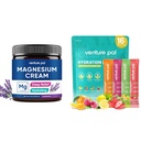 벤처 팔 Moisturizing 마그네슘 로션 & 설탕 무료 전자 분말 패킷