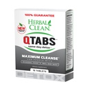 초본 청결한 - QTabs Same-Day Detox, 휴대용 및 신중한, 10의 정제