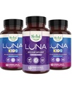 Nested Naturals Luna Kids Sleep Supplement (60 Chewable Tablet) 및 Luna Natural Sleep Aid (60 Vegan 캡슐)