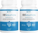 IBSolution - 소화 건강 보충교재, 가스, bloating, Diarrhea, 변비 구호, Psyllium와 더불어 복부통, 승진시킵니다 정기적인, 미국 - 60 Vegan 캡슐, 2 팩에서 만드는 과잉 건강 지원