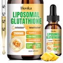 Liposomal 글루타티온 보충교재 2000mg의 비타민 C를 가진 액체 글루타티온 하락, Immune 체계를 위한 주된 산화 방지제, 시효 방어, 피부 건강, 간결 Detox -Superior 흡수, 파인애플 2 Fl Oz