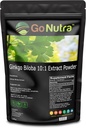 고 Nutra Ginkgo Biloba 분말 8 oz. | 퓨어 Ginkgo Biloba 보충제, Biloba 잎 (8oz.)의 Ginkgo 분말