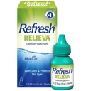 Relieva Lubricant Eye Drops, 0.33 Fl Oz Sterile, 포장을 새로 고침