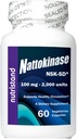 Nattokinase 2,000 단위 60 모자. 일본의 심혈관 Superfood - 일본 NSK-SD Nattokinase와 함께 미국에서 만든. 본래와 가장 Studied Nattokinase 상표. (1 병 60 캡슐)