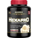 ALLMAX Nutrition HEXAPRO, French Vanilla - 5 lb - 25 그램 당 단백질 - 8-Hour Sustained 릴리스 - Zero Sugar - 52 서빙