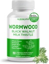 Wormwood Whole Cloves Milk Thistle with Other Herbs - 소화 건강, Liver Wellness - 미국에서 제조 및 테스트