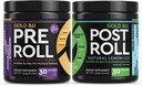 골드 BJJ PreRoll 및 PostRoll Jiu Jitsu 보충 번들