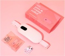 휴대용 난방 패드 기간 크림프 - 기간 크림 릴리프 Menstrual 난방 패드 진동 통증, 충전식 배터리, 무선 난방 패드 마사지 여자 친구 선물