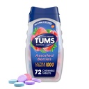 TUMS Ultra Strength Chewable Antacid Tablets for Heartburn Relief and Acid Indigestion Relief, Assorted Berries - 72 카운트
