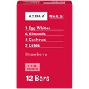 RXBAR 단백질 막대기, 12g 단백질, 글루텐 자유로운 식사, 딸기, 22oz 상자 (12 막대기)